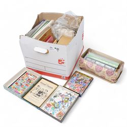 Various stock books and contents of World stamps including some Chinese examples, first da...