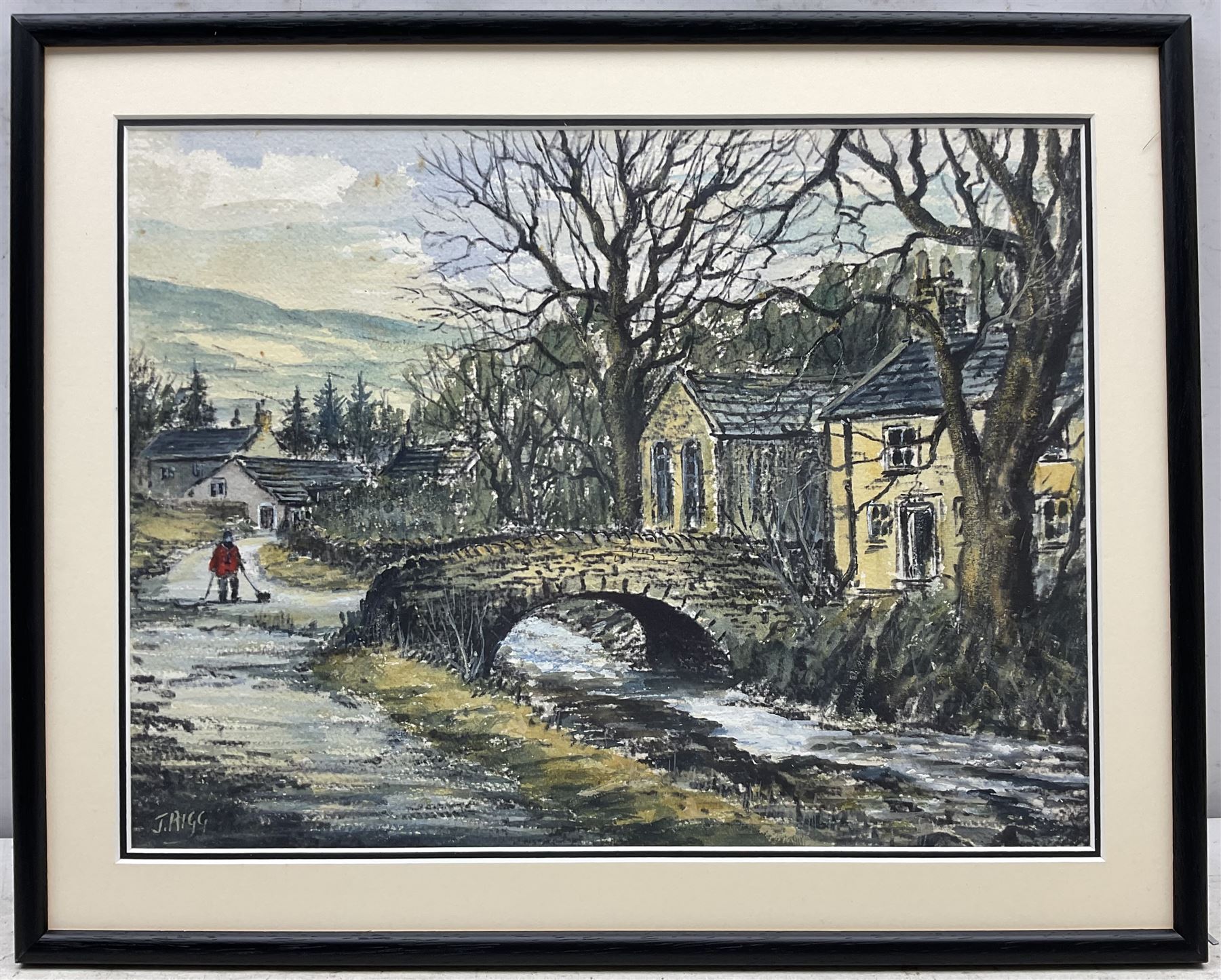 Jack Rigg (British 1927-2023): 'Yorkshire Dales', watercolour and ink signed, titled and dated 1968 verso 30cm x 40cm