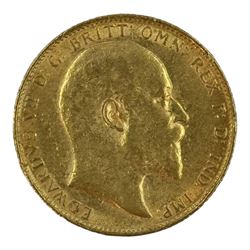 King Edward VII 1910 gold full sovereign coin