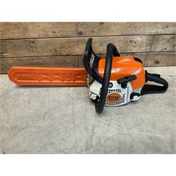 Stihl MS 181 petrol chainsaw, 14'' bar