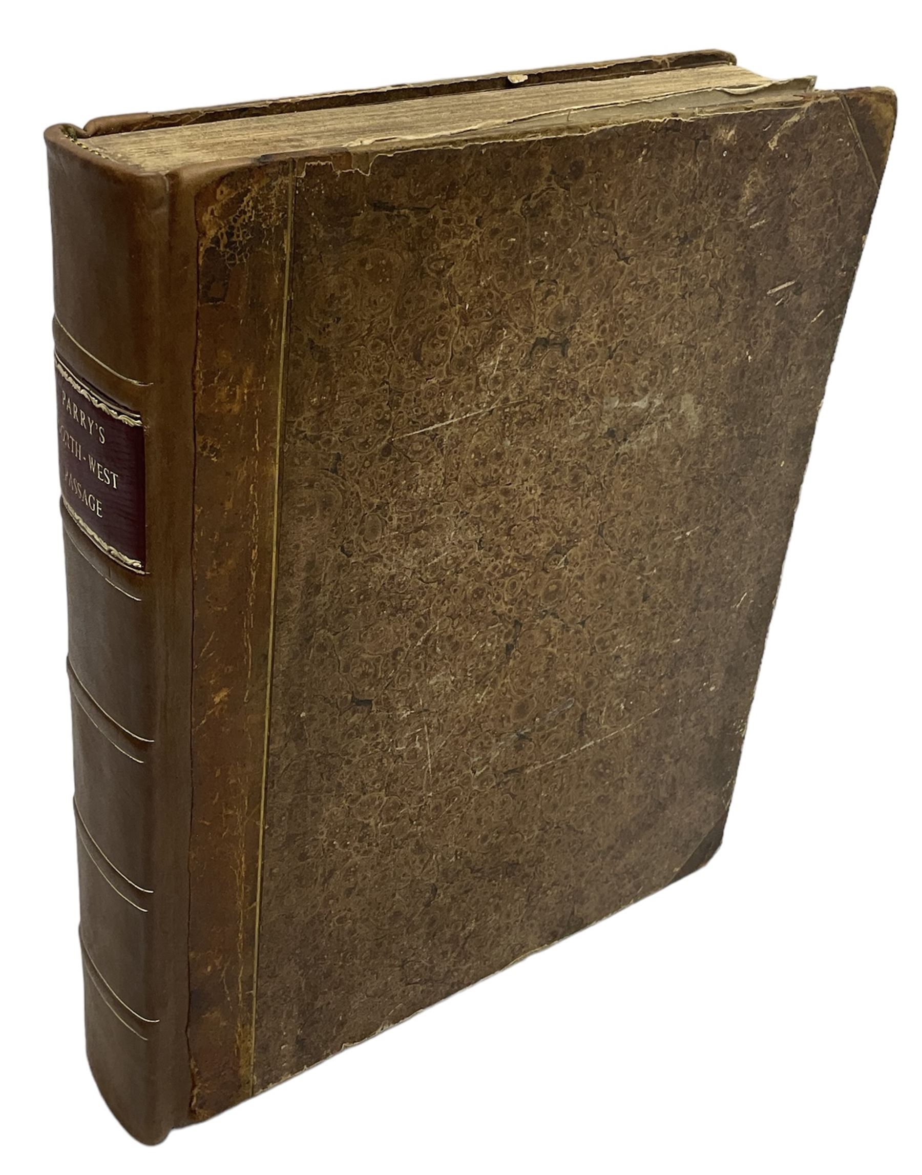 Parry, William Edward: Journal of a Voyage for the Discovery of a North-West Passage from the Atlantic to the Pacific, performed in the years 1819-20 in his Majesty’s ships Hecla and Griper with an appendix, containing scientific and other observations, with plates and fold out maps, pub: London, John Murray, 1821