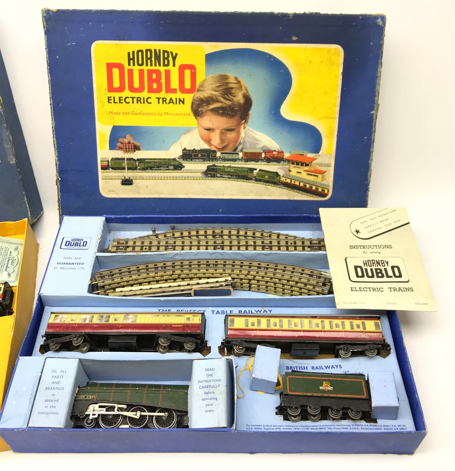 hornby dublo silver king train set