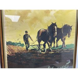 For A Certain Harvest Invest in National Savings, designed by Chambers, framed, H80cm,