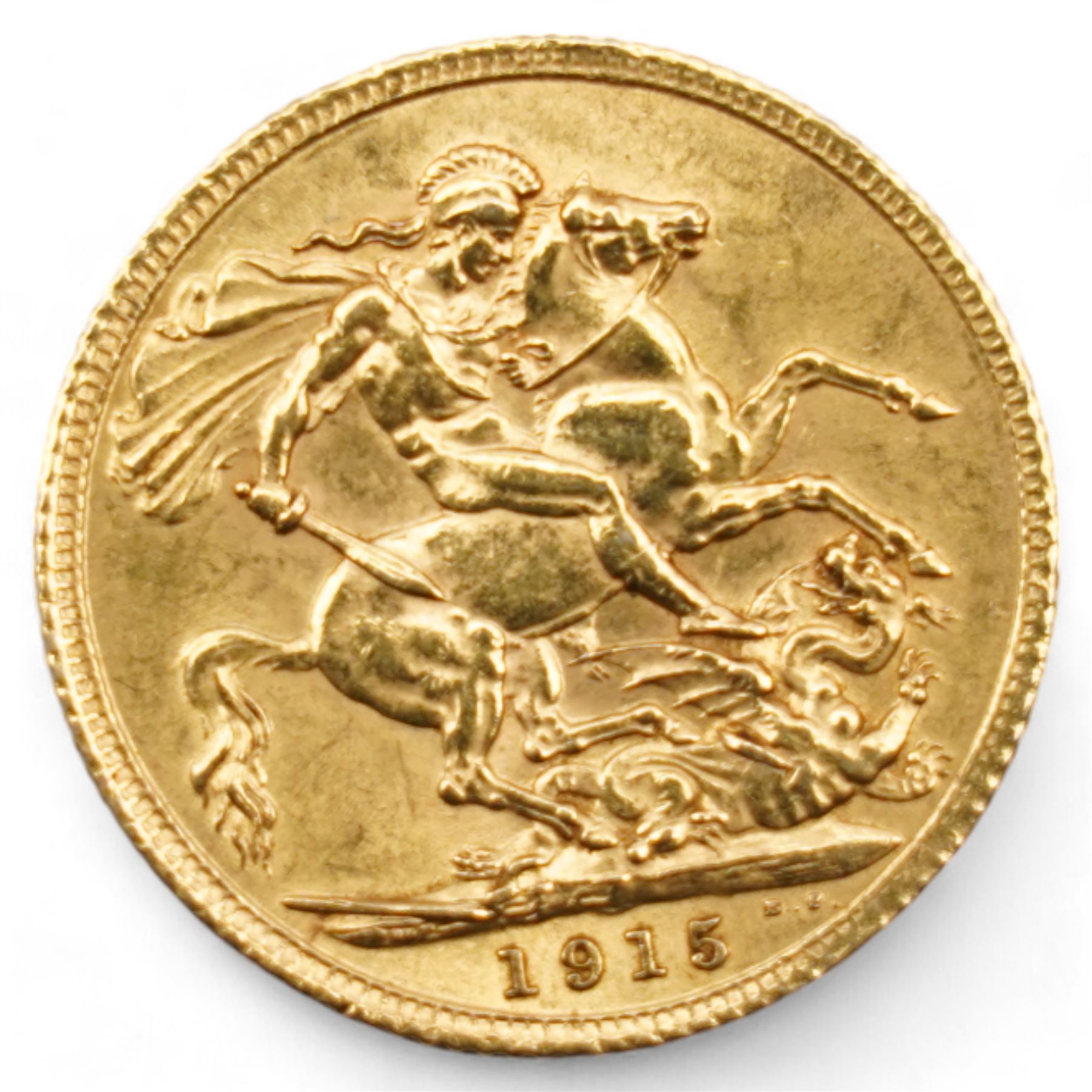 King George V 1915 gold full sovereign coin