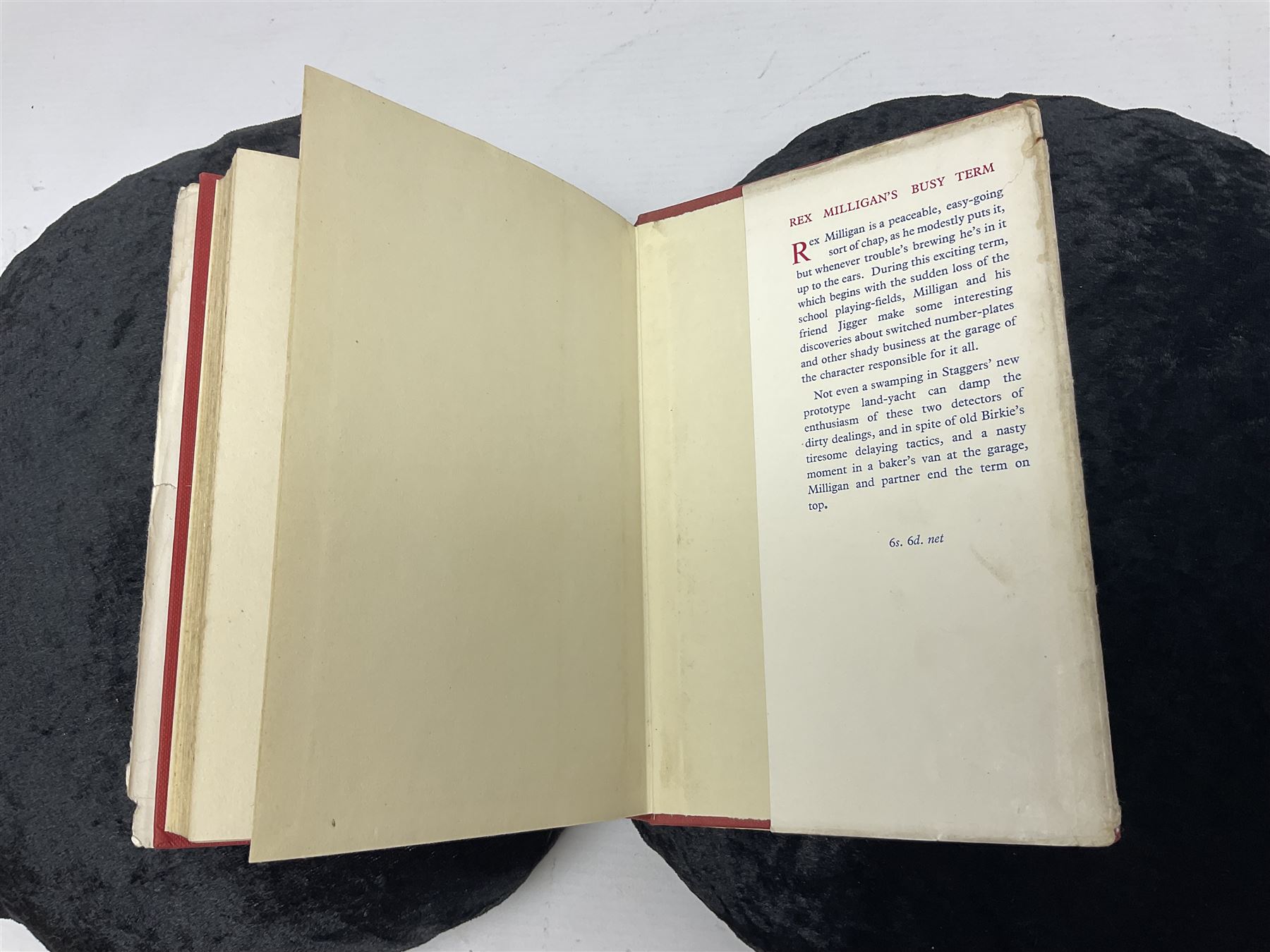 Anthony Buckeridge; Rex Milligan Reporting, first edition Lutterworth Press 1961 and Rex Milligan Raises the Roof, second impression  Lutterworth Press, 1956