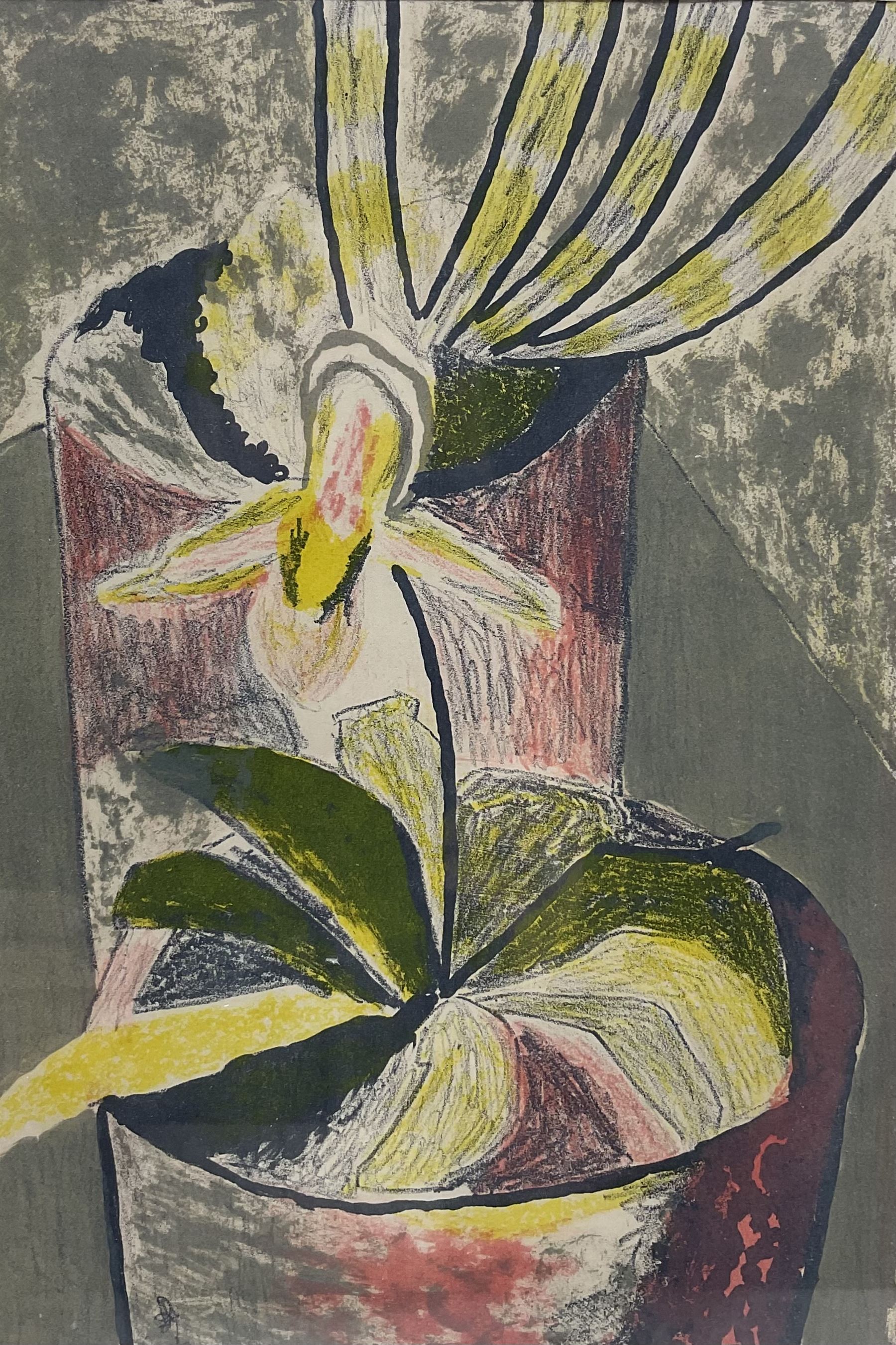 Paul Gell (British 1918-1996): 'Lily Corsham', lithograph signed with monogram, dated 1948 verso 27cm x 18cm 