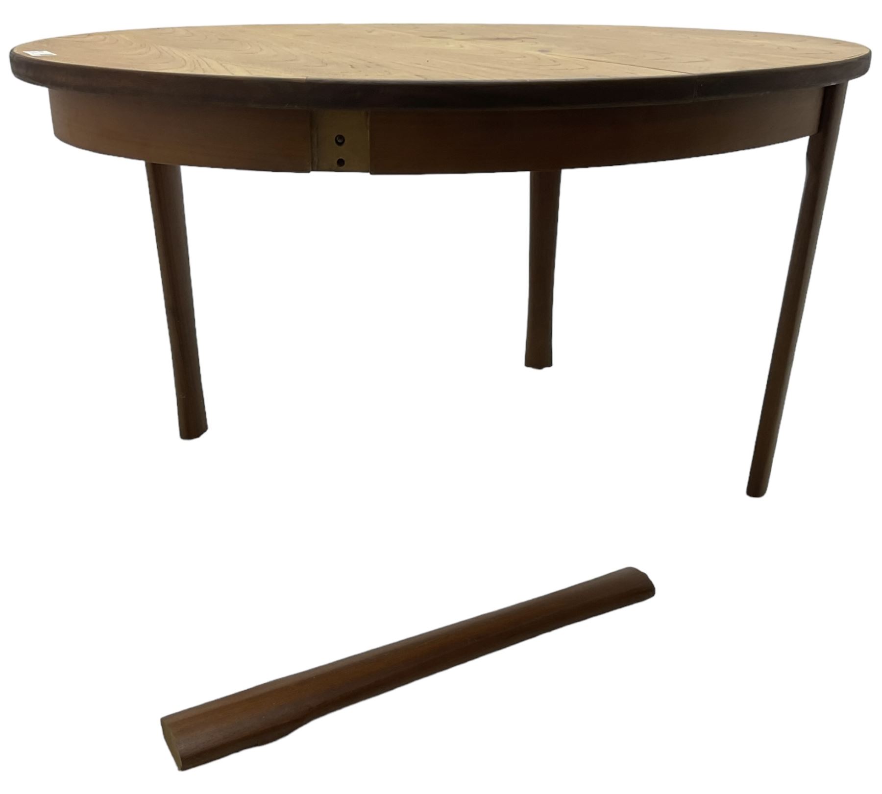 Mid-20th century teak extending dining table 