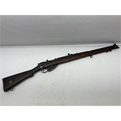 SECTION 1 FIREARMS CERTIFICATE REQUIRED - BLANK FIRING Enfield .303 cal. SMLE Mk.III rifle dated 1916 by London Small Arms Company, nitro-proofed for .303 blank firing, serial no.M84459 L114cm overall