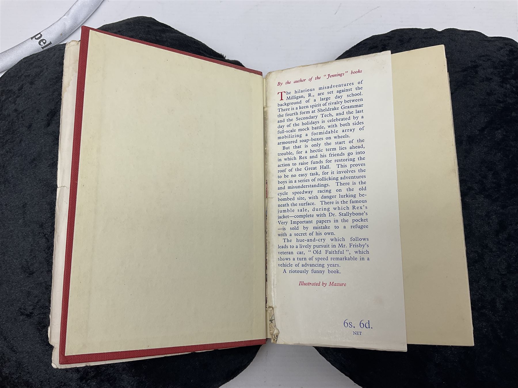 Anthony Buckeridge; Rex Milligan Reporting, first edition Lutterworth Press 1961 and Rex Milligan Raises the Roof, second impression  Lutterworth Press, 1956