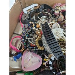 Quantity of costume jewellery, to include watches, necklaces, earrings, bangles, bracelets etc