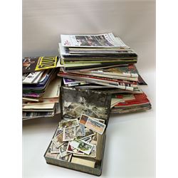 Collection of sporting programs, magazines and other ephemera, mostly football, motorsport and rugby