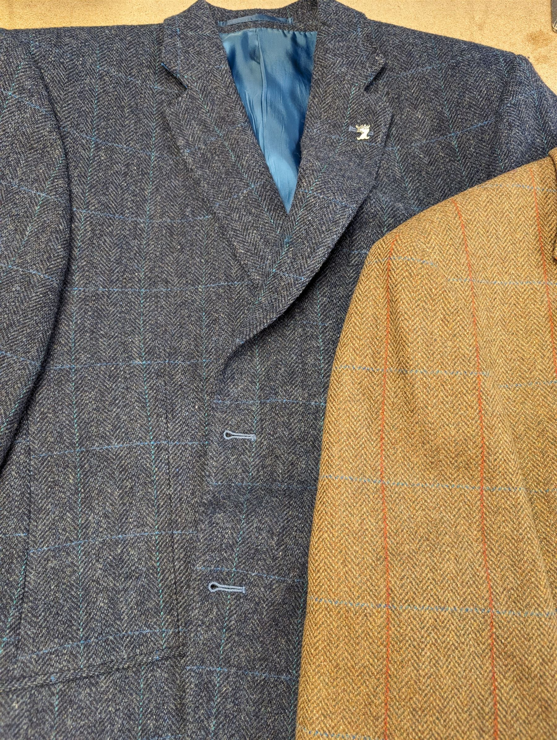 Four sports jackets and one waistcoat, including Brook Taverner, Gurteen, The House of Bruar  