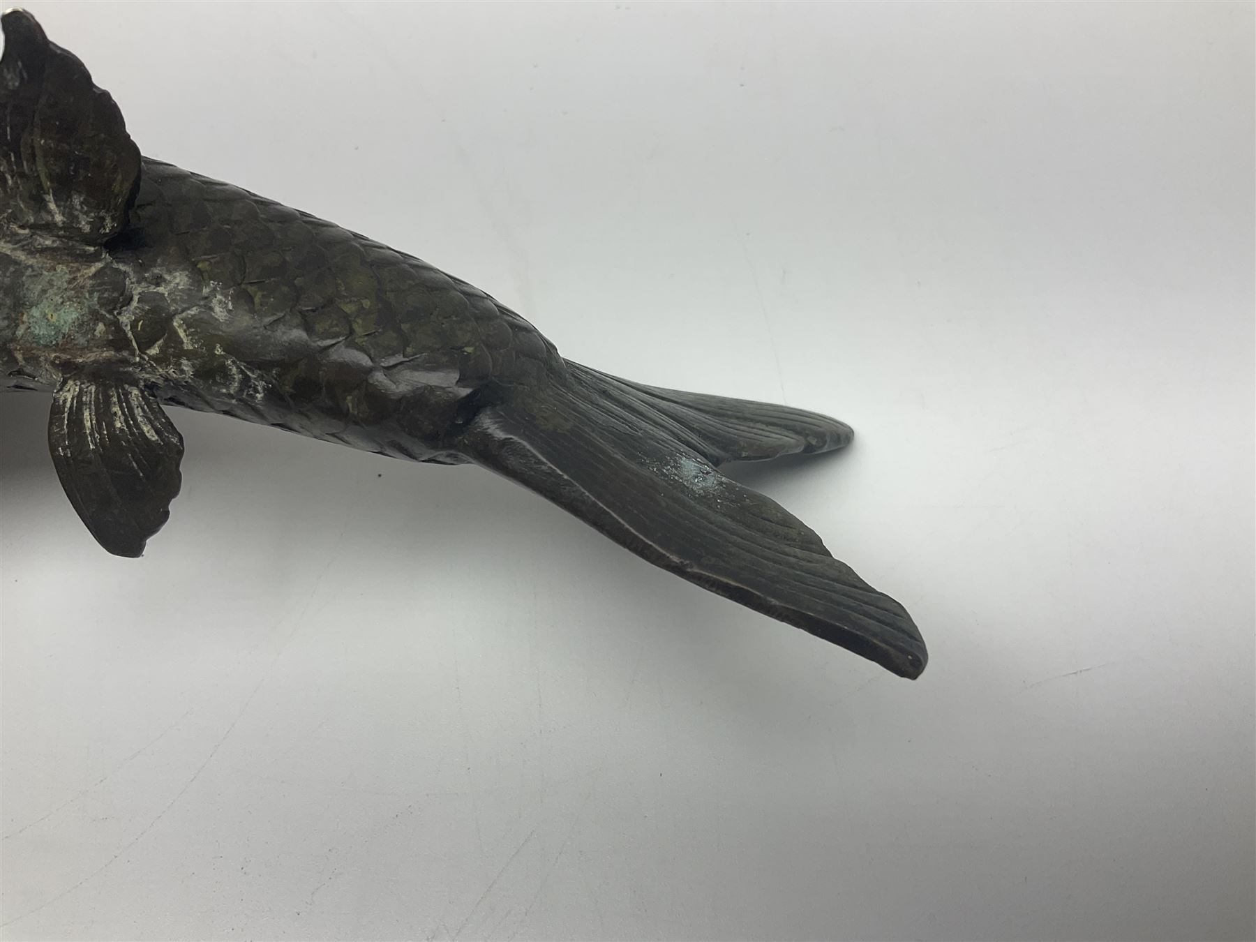 Bronze koi carp, L29cm