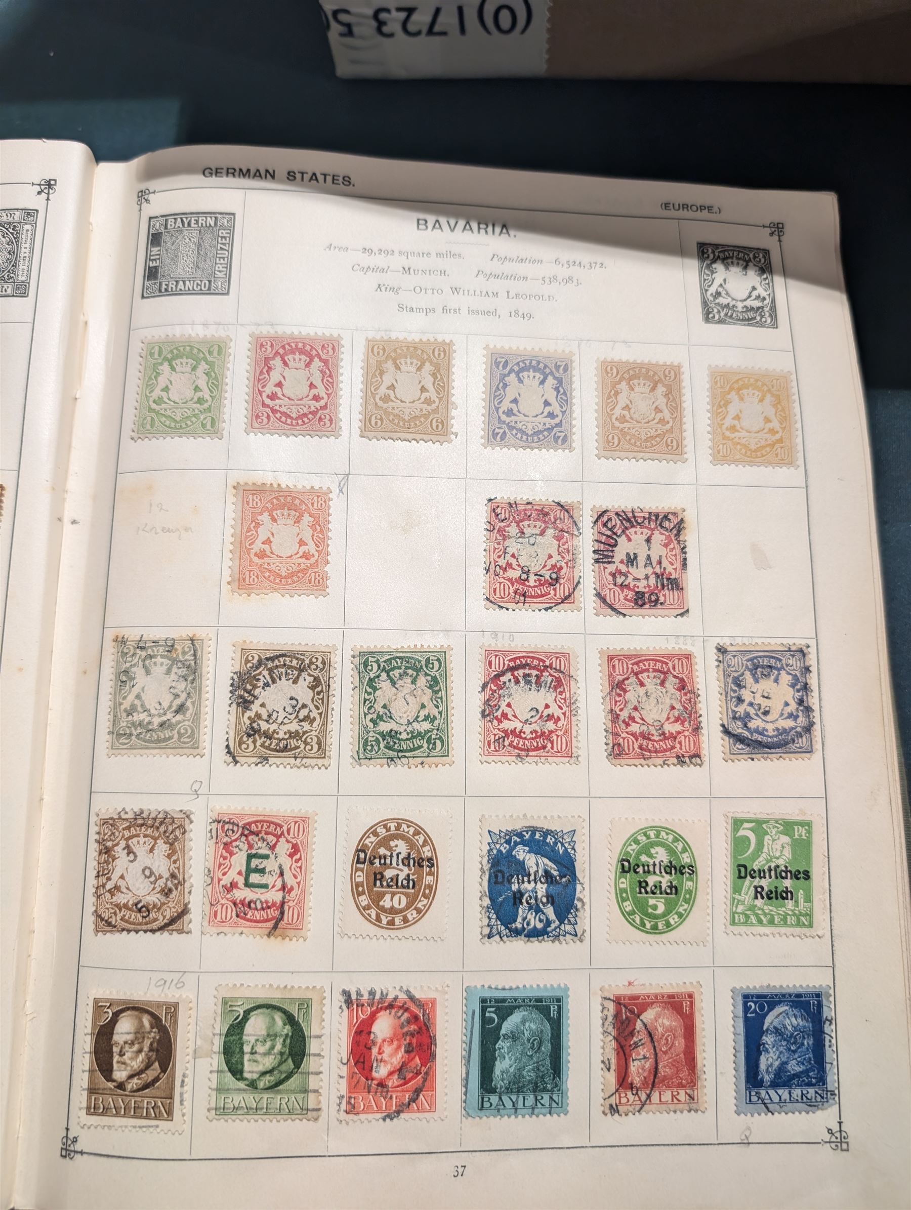 Great British and World stamps, including various King George VI 12th May 1937 coronation stamps with Ascension, Bahamas, Barbados, Basutoland etc housed in red dated album, Malta, Austria, Belgium, France, German States, Italy, Finland, Switzerland etc, housed in various albums and loose, in one box