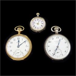 Silver open face leaver 'Admiralty' pocket watch, by Northern Goldsmiths Co Newcastle, cas...