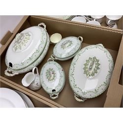 Collection of tea and dinnerwares to include Wedgwood Campion, etc in five boxes 