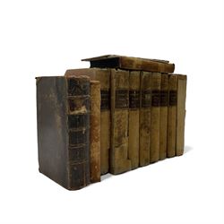 Johnson Samuel: 'The Works of Samuel Johnson, LL.D.', Oxford, Talboys & Wheeler, London, W. Pickering, 1825, nine volumes, together with The Arminian Magazine, volume VII, London, and Vie de Catherine II, Tome Premier et Second, Paris, (12)