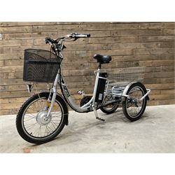 Alpine electric tilt trike - power assisted with throttle (no need to pedal), 15.5mph with...