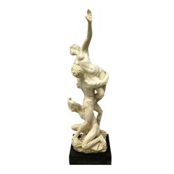 After Giambologna, composition group 'The Rape of the Sabine Women' H68cm