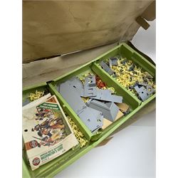 Two Airfix Assault Sets, to include Waterloo and Pontoon Bridge, both boxed, battery operated Cap Firing Tank by Marx, boxed, and a 1970s Hasbro motorcyclist 