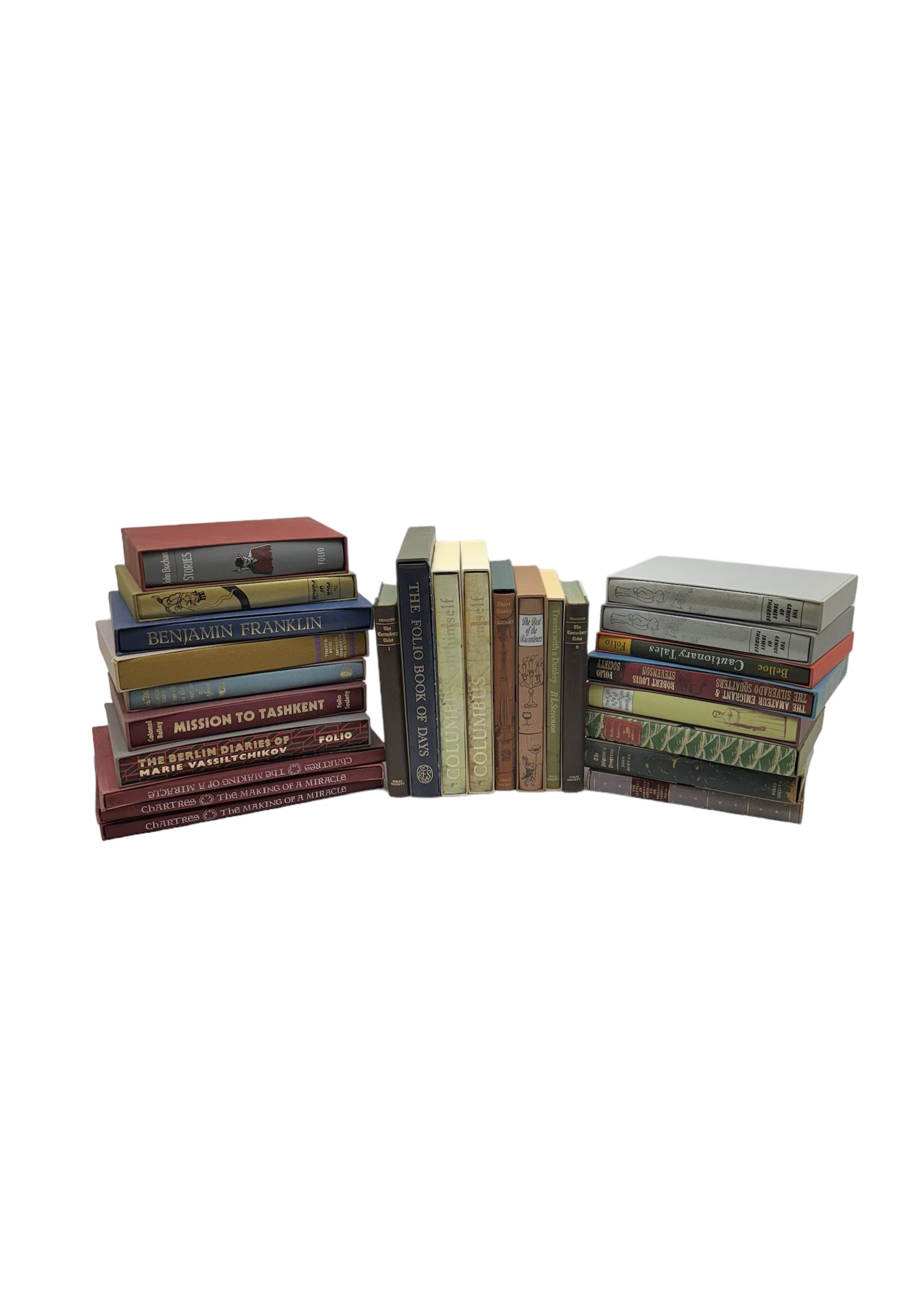 Folio Society; twenty six volumes, including The Folio Book of Humorous Anecdotes, The Pick of Punch, Cautionary Tales, Travels with a Donkey etc 