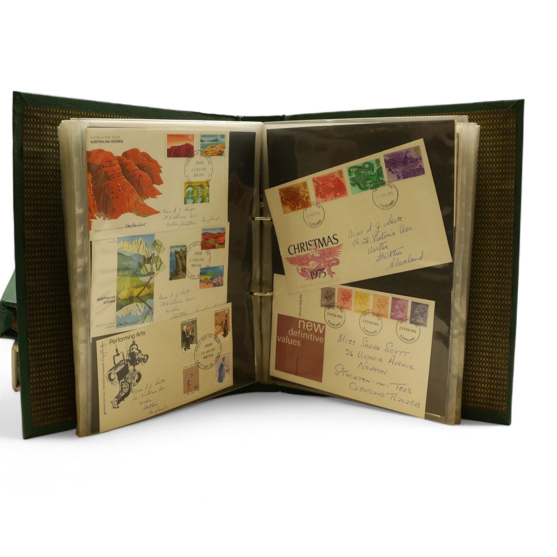 Great British and World stamps, including Queen Victoria imperf and perf penny reds, first day covers, various Queen Elizabeth II issues, Cayman Islands, Australia, Kenya, Grenada, Canada, other world stamps, PHQ cards etc, housed in various ring binder folders or albums, in one box