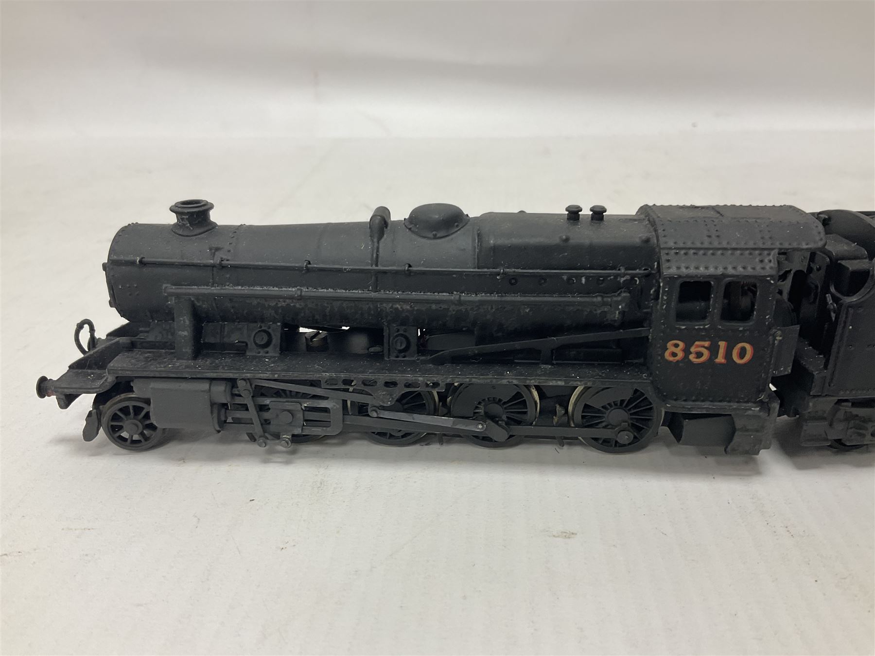 Hornby ‘00’ gauge - Class M7 0-4-0T locomotive no.30111 in BR black; Class 4P 2-6-4T locomotive no.42308 in BR black; Class 264 0-4-0ST ‘Monty’ locomotive no.16020 in LMS black; Class 4P 2-6-4T no.2398 in LMS black; Class 8F 2-8-0 locomotive no.851 in LMS black (5) 