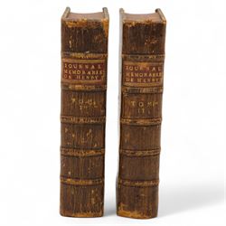 Pierre de L'Estoile - 'Journal des Choses Memorables Advenues de Henry III' published in F...