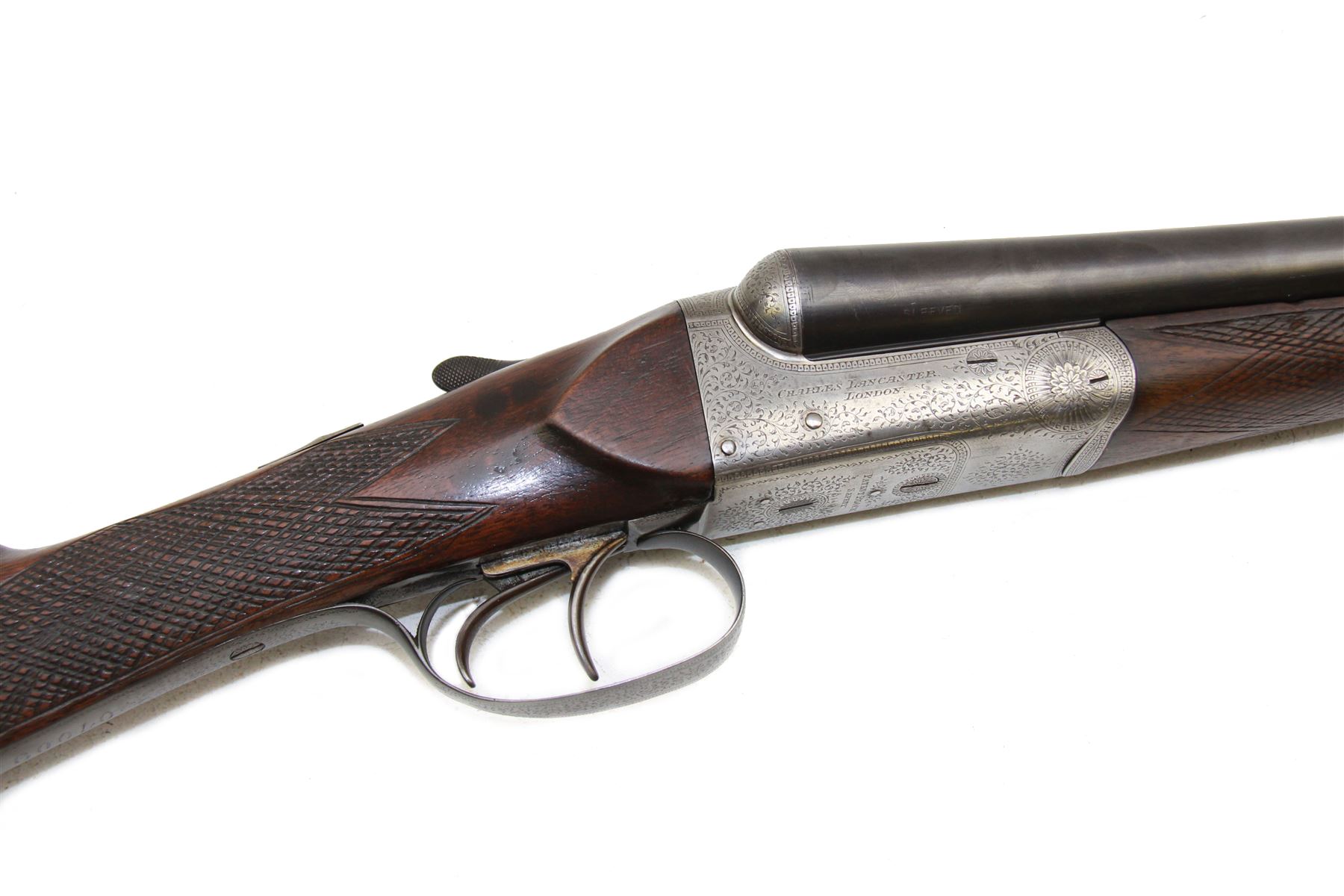 SHOTGUN CERTIFICATE REQUIRED - Charles Lancaster, 12 bore side by side shotgun, 66cm (26