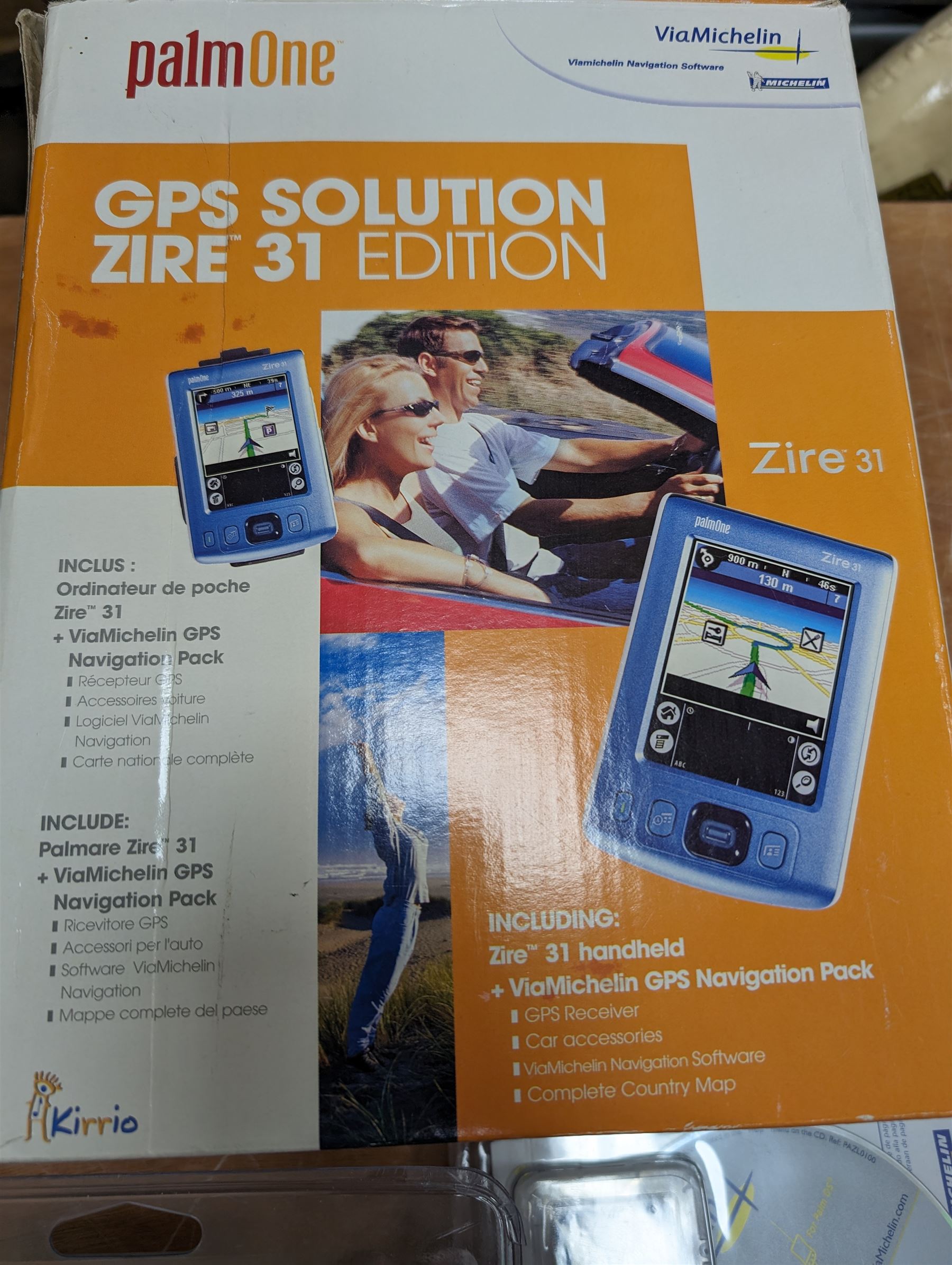 PalmOne GPS Solution Zire 31 Edition, boxed 