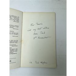 Ted Hughes, The Iron Man, singed with presentation inscription, together with Charles Causley, As I went Down Zig Zag, signed with presentation inscription (2)
