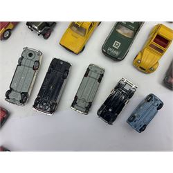 Corgi - approximately forty die-cast models of various scales to include ‘On the Move’ CC11406 and CC11407, both boxed; Renault 16, Ford Consul Classic, Vanwall Racing Car etc 