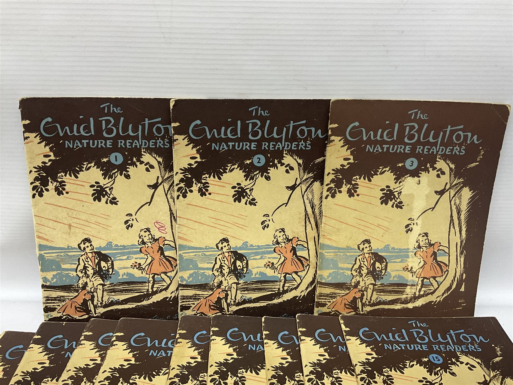 Enid Blyton; Nature Readers, full set of thirty six, together with Reference Book to Enid Blyton Nature Readers, 1949-1956 