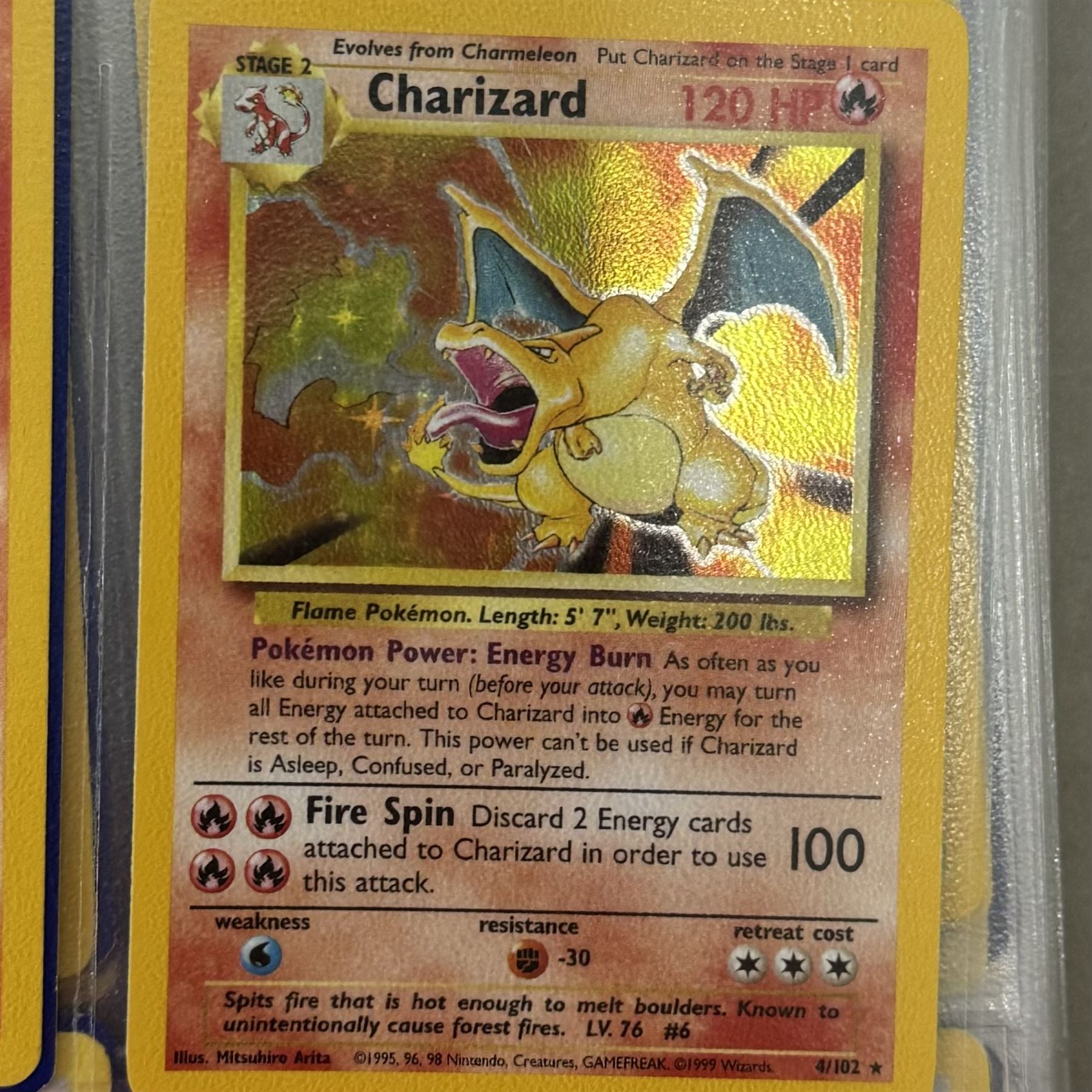 1st edition Dark Charizard ( NON outlet HOLO )