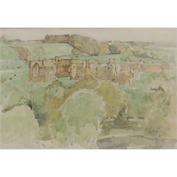 Douglas Frederick Pittuck (British 1911-1993): Barnard Castle, watercolour faintly signed, titled verso 21cm x 31cm 