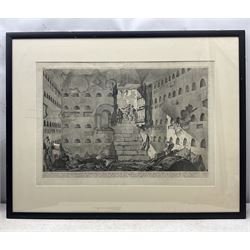 Giovanni Battista Piranesi (Italian 1720-1778): 'Camera Sepolcrale', from Antichità Romane, engraving 45cm x 65cm 