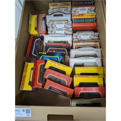 Collection of diecast vehicles, including Matchbox and Corgi examples, some boxed