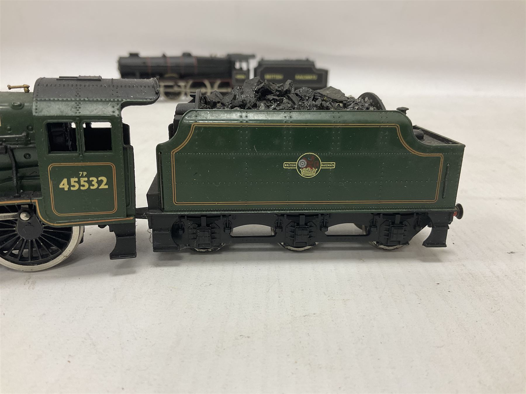 Mainline Railways ‘00’ gauge - Class 7P 4-6-0 ‘Black Watch’ no.6102 in LMS black; Patriot Class 6P/7P 4-6-0 ‘Illustrious’ no.45532 in BR green; Patriot Class 6P/7P 4-6-0 ‘Private W. Wood, V.C.’ no.45536 in BR black; Standard Class 4 4-6-0 no.75006 in BR black (4) 