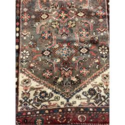 Persian runner, the field decorated with Herati design, guarder border with floral and geometric pattern