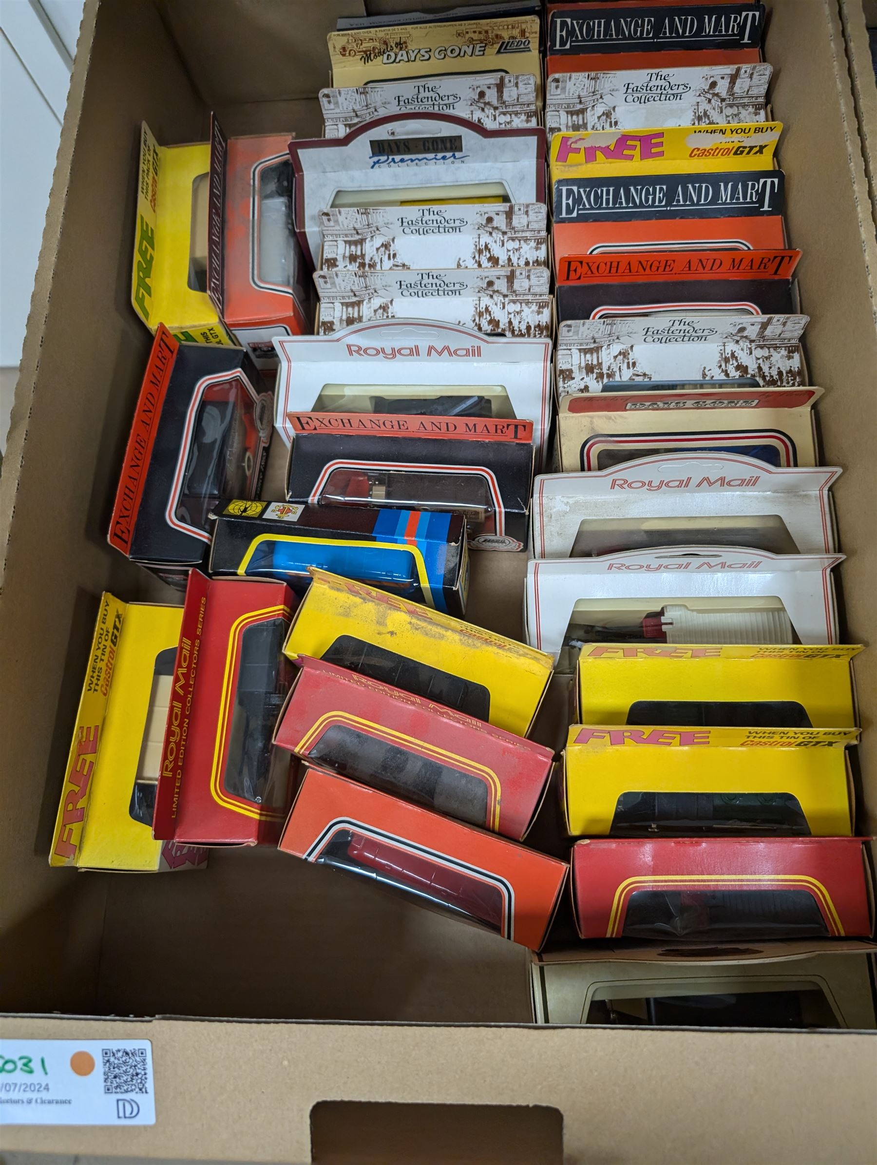 Collection of diecast vehicles, including Matchbox and Corgi examples, some boxed