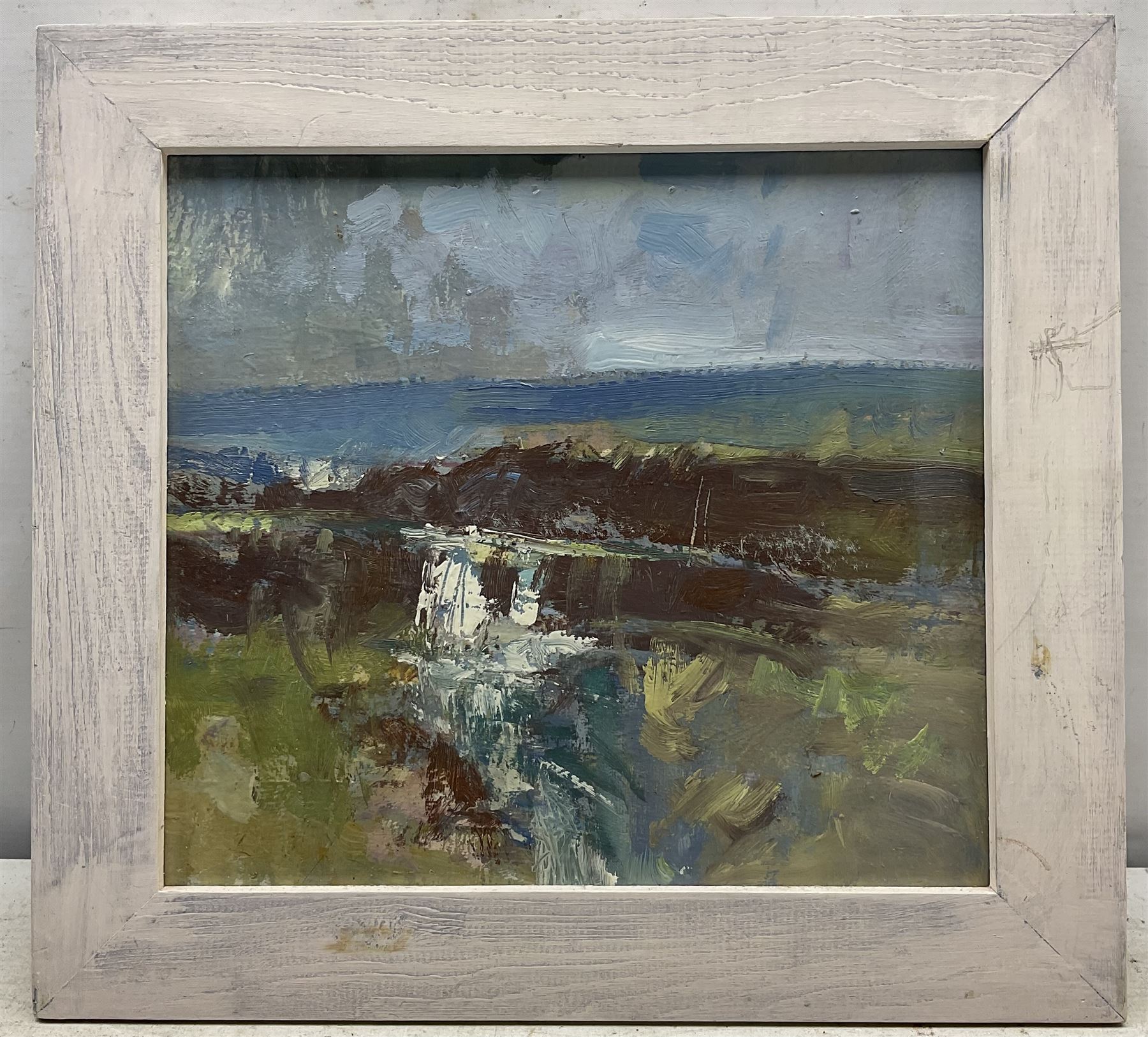 William B Dealtry (British 1915-2007): View over the Moors, oil on board unsigned 26cm x 30cm 