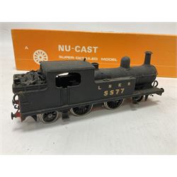 ‘00’ gauge - two kit built locomotives comprising Class F1 GCR/LNER/BR 2-4-2T no.5577 finished in LNER black with NC131 Nu-Cast box and purchase receipt; Class F2 GCR/LNER/BR 2-4-2T no.67107 finished in BR black (2) 