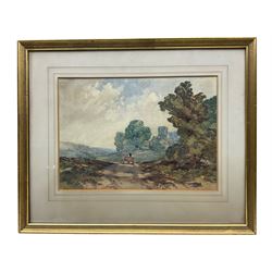 Manner of William Callow (British 1812-1908): 'July Morning - Church Fenton Yorkshire', wa...