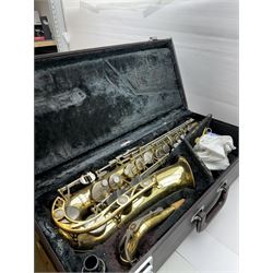 Yamaha 21 Alto Saxophone, cased