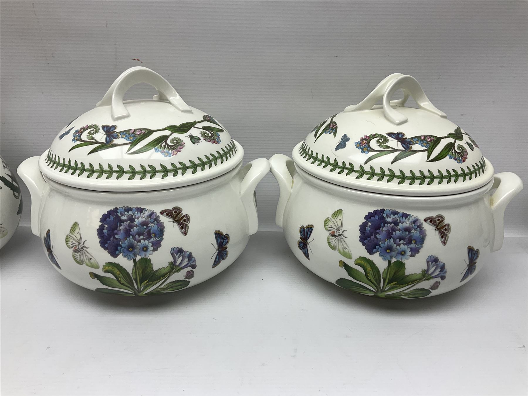 Collection of Portmeirion Botanic Garden, to include two covered tureens, six  jugs, five planters, two mixing bowls etc (26)  