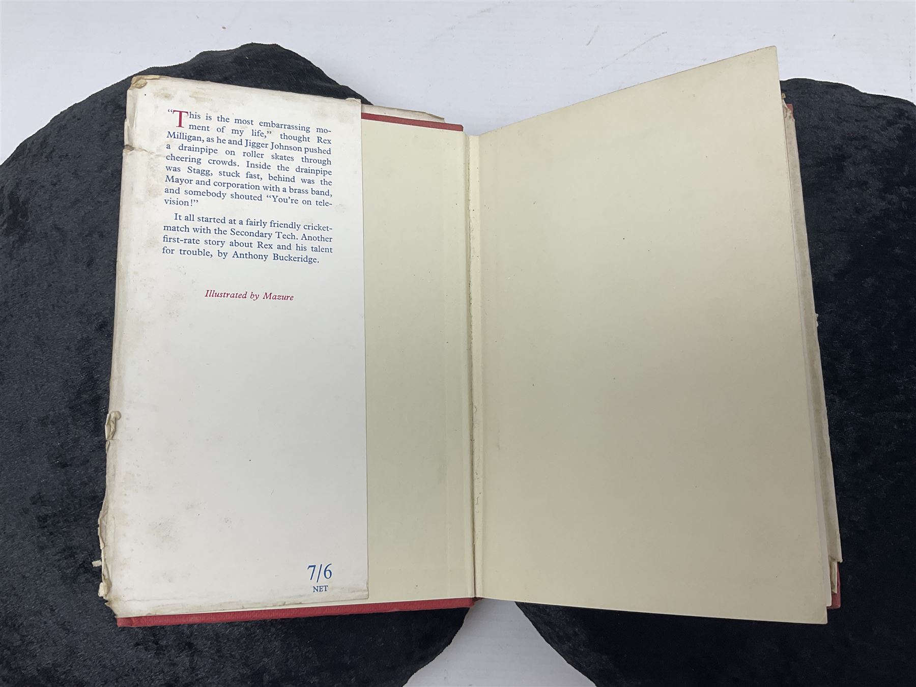 Anthony Buckeridge; Rex Milligan Reporting, first edition Lutterworth Press 1961 and Rex Milligan Raises the Roof, second impression  Lutterworth Press, 1956