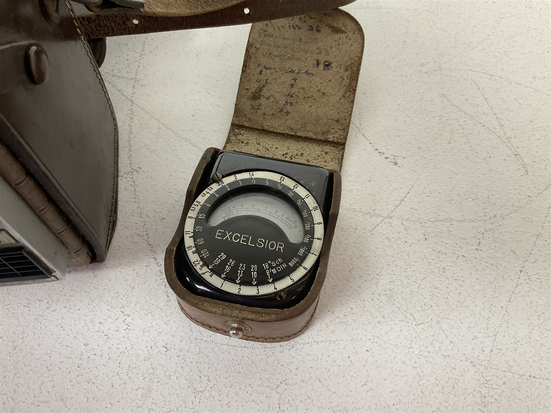 Bell and Howard Autoset cine camera and light meter