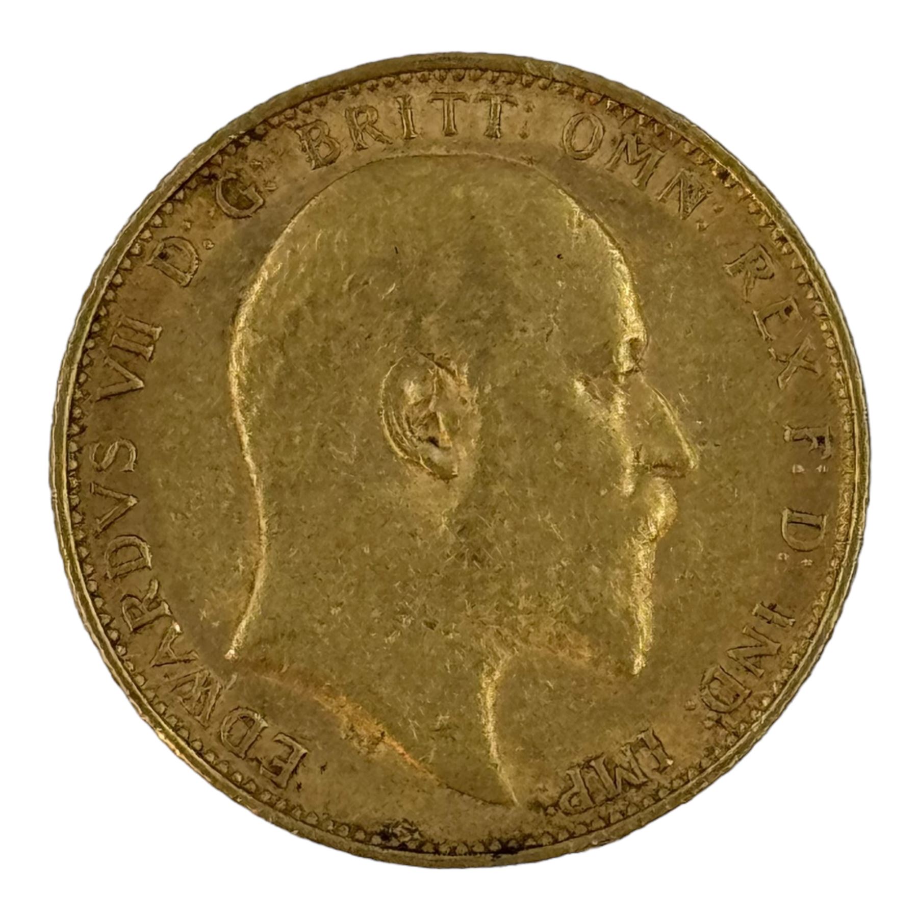 King Edward VII 1905 gold full sovereign coin