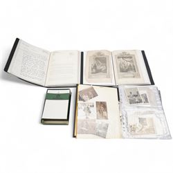 Folders of ephemera relating to Alan Ridsdill, a well known York character and collector i...