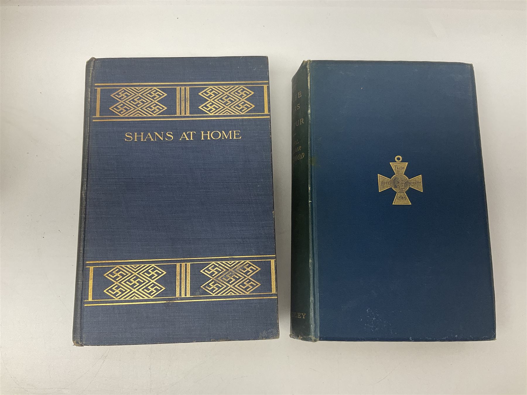 Burma and North East India - twenty books including The Burmese Empire by Father Sangermano. 1893; My Three Years in Manipur by Ethel St. Clair Grimwood. 1892; Shans at Home by Mrs. Leslie Milne. 1910; Four Years in Upper Burma by W.R. Winston. 1892; The Soul of People by H. Fielding. 1898; History of Upper Assam, Upper Burmah and North-Eastern Frontier by L.W. Shakespear. 1914; and fourteen others (20)